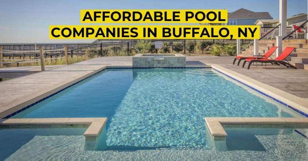 Custom backyard Pool In Buffalo