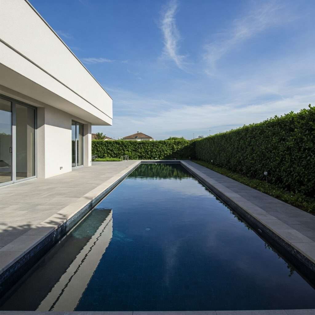 Custom lap pool in Buffalo, NY designed for fitness and relaxation.