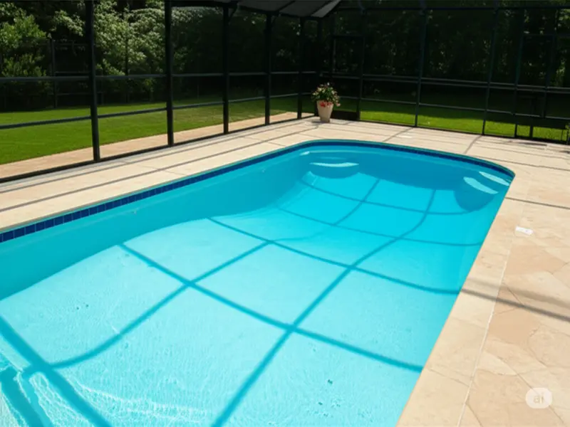 Fiber glass pool